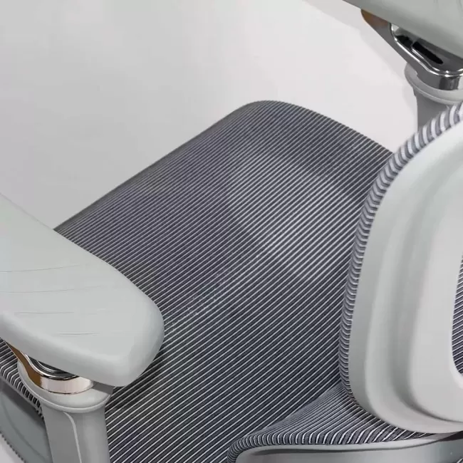 Scaun ergonomic, mesh, suport lombar cu încălzire și masaj SYYT 9521 Gri