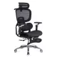 Scaun ergonomic, mesh, suport lombar cu încălzire și masaj SYYT 9521 negru
