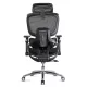 Scaun ergonomic, mesh, suport lombar cu încălzire și masaj SYYT 9521 negru