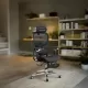 Scaun ergonomic, mesh, suport lombar cu încălzire și masaj SYYT 9521 negru