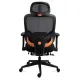Scaun ergonomic SYYT 9523 negru, mesh, suport picioare și tetieră