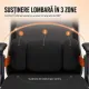 Scaun ergonomic SYYT 9523 negru, mesh, suport picioare și tetieră