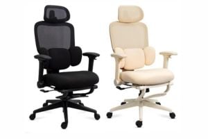 Scaune ergonomice SYYT 9523 Negru și Crem – confort, reglaje și diferențe