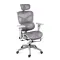Scaun ergonomic SYYT 9524 gri, mesh, brațe 7D și suport picioare