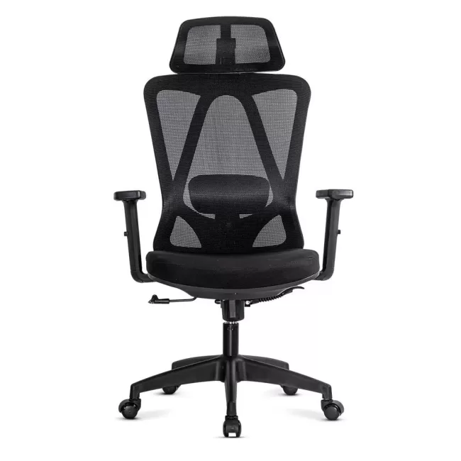 Scaun de birou cu tetieră reglabilă și suport lombar OFF 987