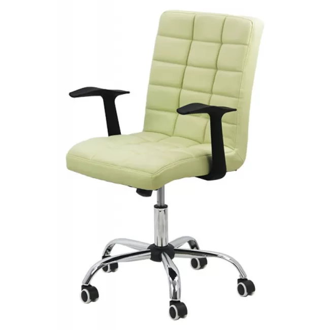 Scaune de birou cu șezutul și spătarul din piele ecologică OFF603