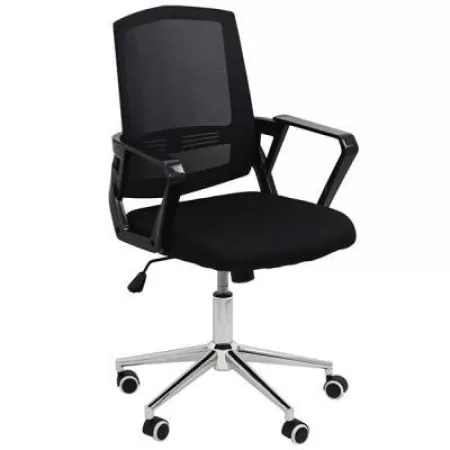 Scaun birou textil negru Office 624M