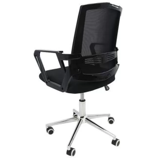 Scaun birou textil negru Office 624M