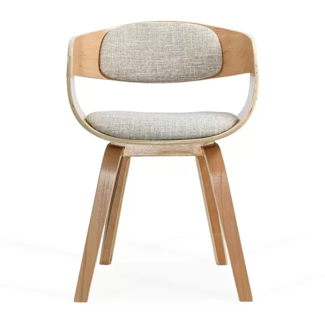 Scaune living din stofă, cadru din lemn, BUC 014 Bej