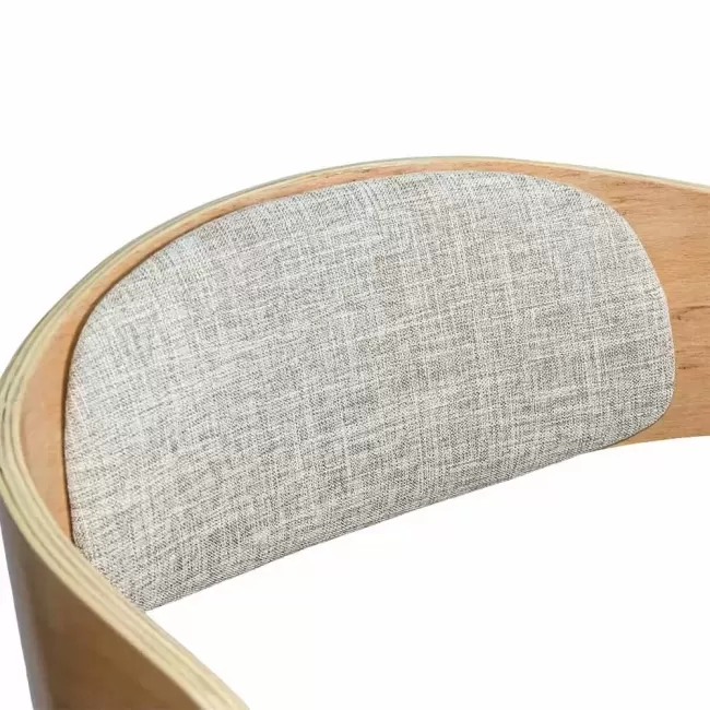 Scaune living din stofă, cadru din lemn, BUC 014 Bej