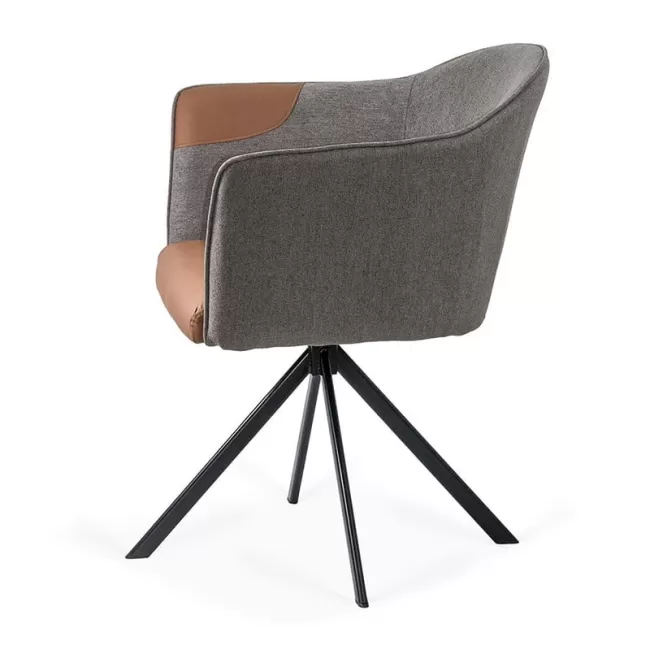 	Scaun rotativ bucatarie-living cu sezut din piele BUC 0222