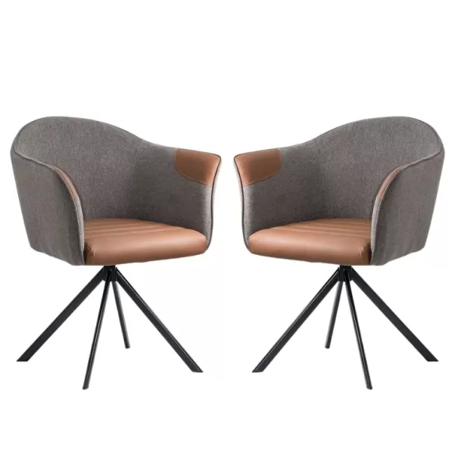 	Scaun rotativ bucatarie-living cu sezut din piele BUC 0222