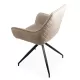 Scaune living rotative din catifea BUC 0223 bej