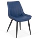 Set 4 scaune bucatarie pe culoarea albastru
