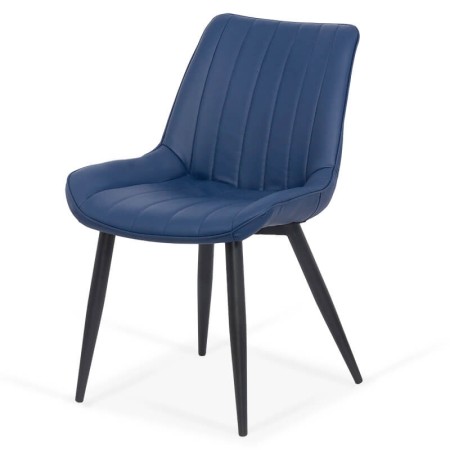 Set 4 scaune bucatarie pe culoarea albastru Set 4 scaune bucatarie pe culoarea albastru