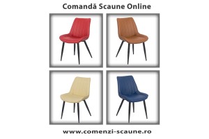 Scaune moderne pentru bucatarie si dining in 4 culori