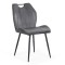 Scaune bucătărie, living din catifea BUC 204 Gri