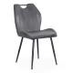 Scaune bucătărie, living din catifea BUC 204 Gri