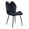Scaune bucătărie, living din catifea BUC 204 Negru