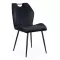 Scaune bucătărie, living din catifea BUC 204 Negru
