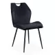 Scaune bucătărie, living din catifea BUC 204 Negru