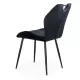 Scaune bucătărie, living din catifea BUC 204 Negru