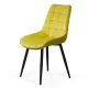 Scaun pentru bucătărie și living din catifea BUC 206 Galben