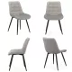 Set 4 scaune bucătărie living pe gri