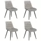 Set 4 scaune bucătărie living pe gri