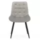 Scaun pentru bucătărie și living din catifea BUC206 Gri