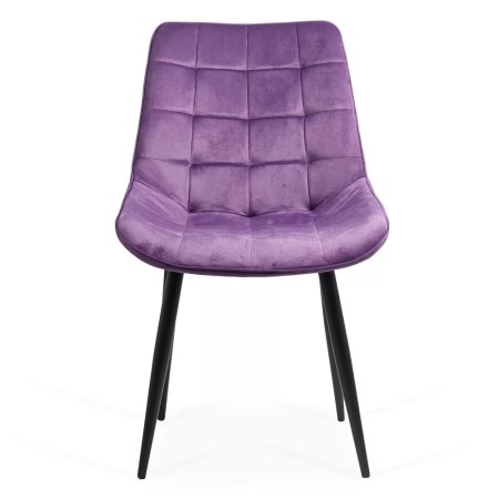 Scaun pentru bucătărie și living din catifea BUC206 Mov