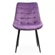 Scaun pentru bucătărie și living din catifea BUC206 Mov