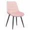 Scaun pentru bucătărie și living din catifea BUC206 Roz