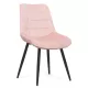 Scaun pentru bucătărie și living din catifea BUC206 Roz