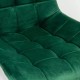 Scaun pentru bucătărie și living din catifea BUC206 Verde Scaun pentru bucătărie și living din catifea BUC206 Verde