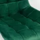 Scaun pentru bucătărie și living din catifea BUC206 Verde