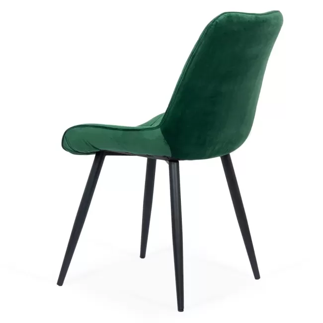 Scaun pentru bucătărie și living din catifea BUC206 Verde