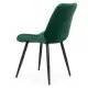 Scaun pentru bucătărie și living din catifea BUC206 Verde