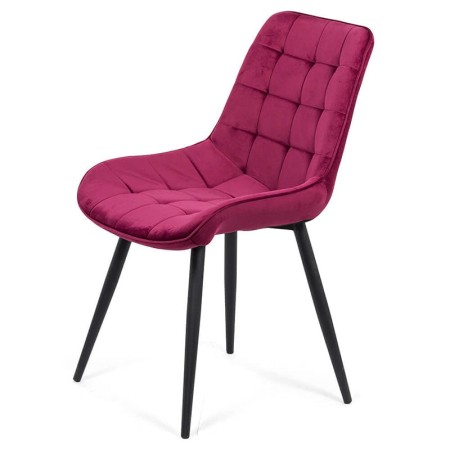 Scaun pentru bucătărie și living din catifea BUC206 Vișiniu Scaun pentru bucătărie și living din catifea BUC206 Vișiniu