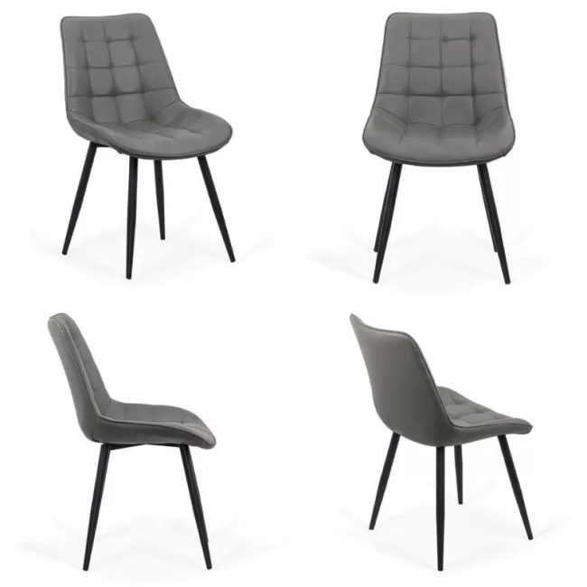 Scaune de bucătărie din piele ecologică BUC 206P