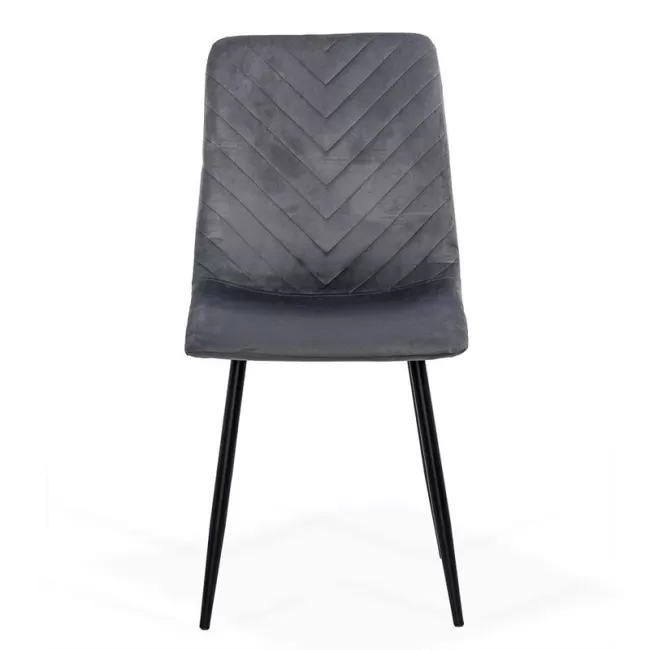 Scaune de bucătărie și living din catifea BUC 208 Gri