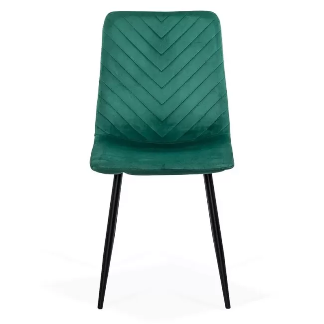 Scaune de bucătărie, sufragerie și living din catifea model BUC 208 verde