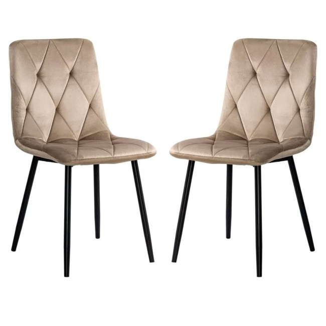 Scaun living catifea BUC 210 Bej – confort, stil modern