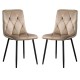 Scaun living catifea BUC 210 Bej – confort, stil modern
