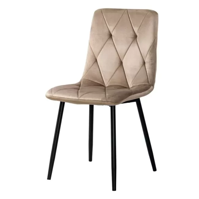 Scaun living catifea BUC 210 Bej – confort, stil modern