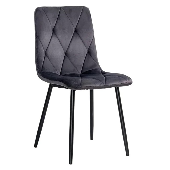 Scaun living catifea BUC 210 Gri – confort, stil modern