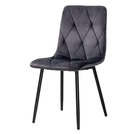 Scaun living catifea BUC 210 Gri – confort, stil modern, cadru metalic solid