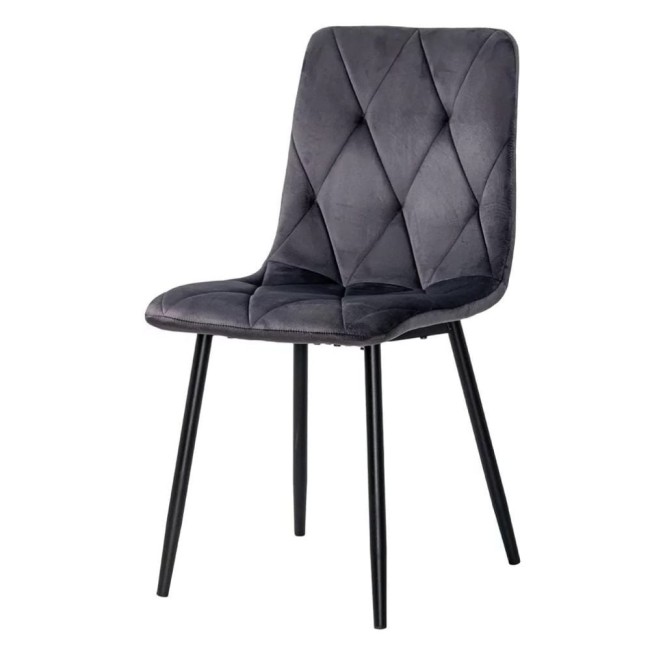 Scaun living catifea BUC 210 Gri – confort, stil modern