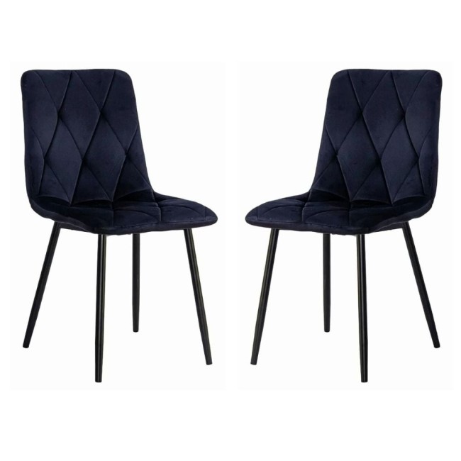 Scaun living catifea BUC 210 Negru – confort, stil modern