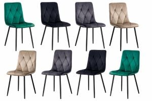 Scaune living catifea BUC 210 diverse culori – confort, stil modern, cadru metalic solid